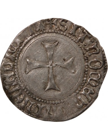 DUCHÉ DE BRETAGNE, FRANCOIS I et II - BLANC A LA TARGE 1442 / 1488 NANTES