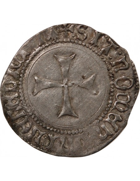 DUCHÉ DE BRETAGNE, FRANCOIS I et II - BLANC A LA TARGE 1442 / 1488 NANTES