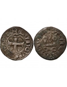 LOUIS IX, dit SAINT LOUIS - DENIER TOURNOIS 1240 / 1270﻿ 2