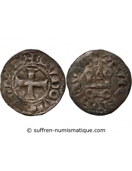 LOUIS IX, dit SAINT LOUIS - DENIER TOURNOIS 1240 / 1270﻿