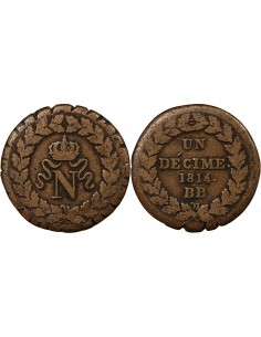 SIEGE DE STRASBOURG, NAPOLEON Ier - DECIME 1814 BB 2