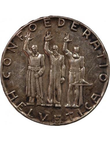 SUISSE, CONFEDERATION - 5 FRANCS ARGENT 1941 B BERNE