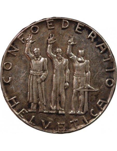 SUISSE, CONFEDERATION - 5 FRANCS ARGENT 1941 B BERNE