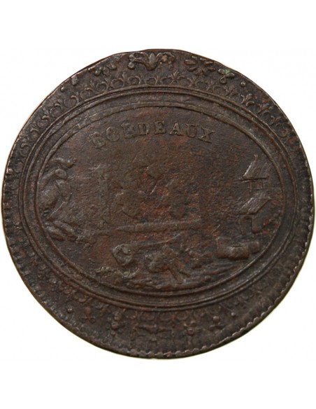 DIRECTOIRE, VILLE DE BORDEAUX - JETON 1795