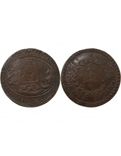 DIRECTOIRE, VILLE DE BORDEAUX - JETON 1795 2