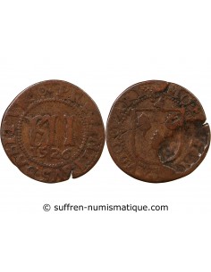 SAINT-OMER, SAINT-BERTIN – MÉREAU 12 DENIERS 1526