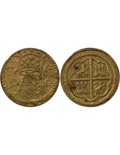 FRANCE, POIDS MONETAIRE - 8 REALES ESPAGNE 2