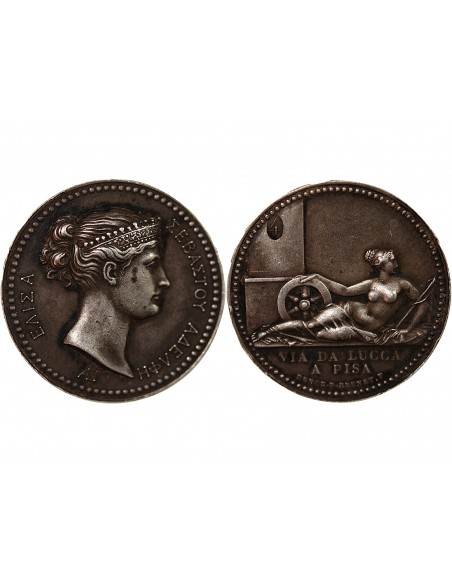 ELISA BONAPARTE - MÉDAILLE ARGENT