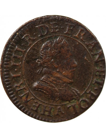 HENRI III - DOUBLE TOURNOIS 1578 A PARIS