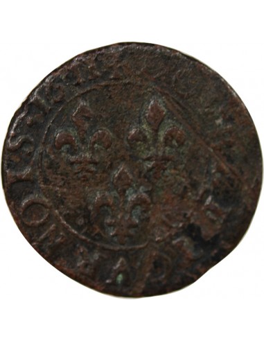 LOUIS XIII - DOUBLE TOURNOIS 1611 T NANTES