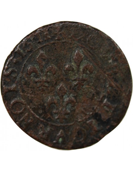LOUIS XIII - DOUBLE TOURNOIS 1611 T NANTES