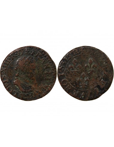 LOUIS XIII - DOUBLE TOURNOIS 1611 T NANTES