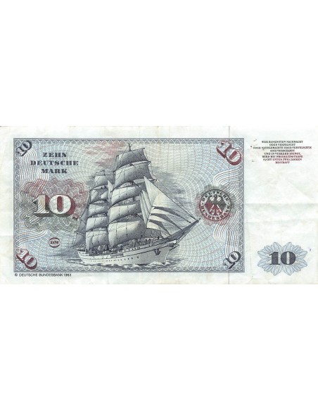 ALLEMAGNE, RFA - 10 MARK 1980