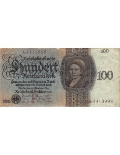 ALLEMAGNE - 100 MARK 1924 SERIE F
