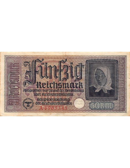 ALLEMAGNE, TERRITOIRES OCCUPES - 50 MARK 1940 / 1945