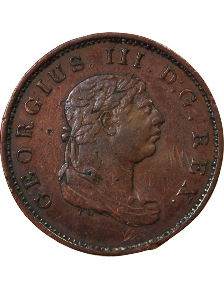 DEMERARA ET ESSEQUIBO, GEORGES III - 1/2 STIVER 1813