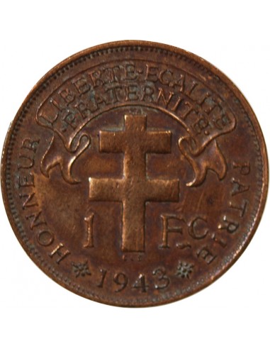 CAMEROUN LIBRE - 1 FRANC 1943