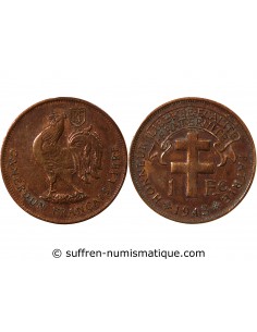 CAMEROUN LIBRE - 1 FRANC 1943