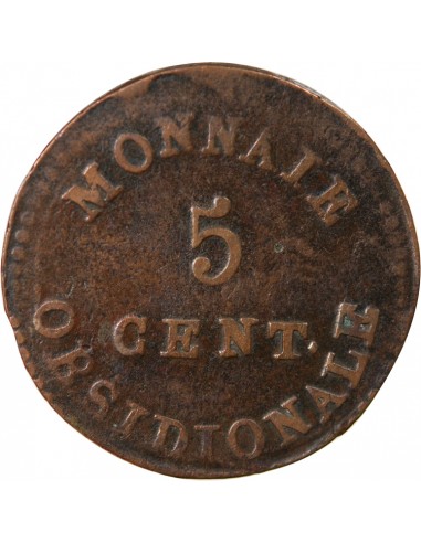 SIEGE D'ANVERS, LOUIS XVIII﻿ - 5 CENTIMES 1814