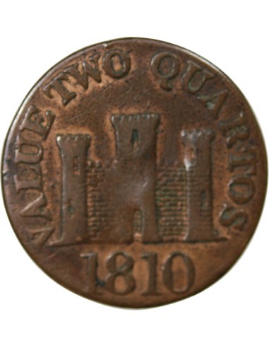 GIBRALTAR, ROBERT KEELING - 2 QUARTOS 1810