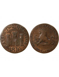 GIBRALTAR, ROBERT KEELING - 2 QUARTOS 1810 2