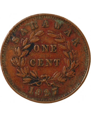 SARAWAK, C.V. BROOKE - 1 CENT 1927