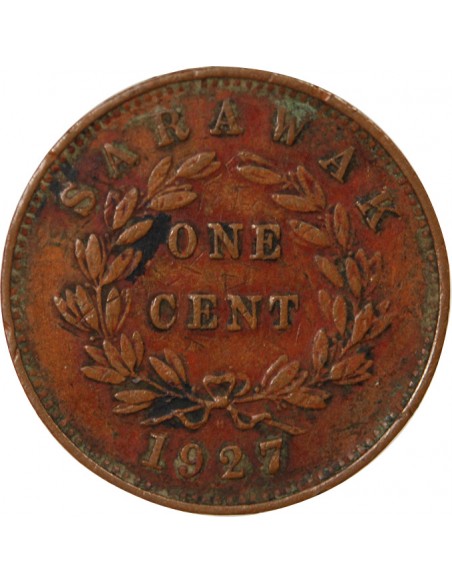 SARAWAK, C.V. BROOKE - 1 CENT 1927