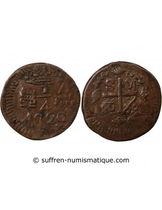 COLOMBIE, SIEGE DE SANTA MARTA - 1/4 REAL 1820
