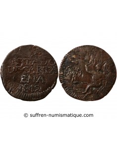 COLOMBIE, CARTHAGENE - 1/2 REAL 1812