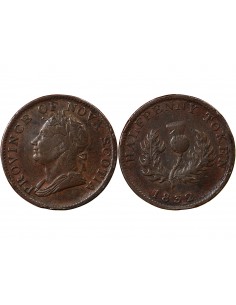 CANADA, NOUVELLE-ECOSSE, GEORGES VI - JETON 1/2 PENNY 1832 2