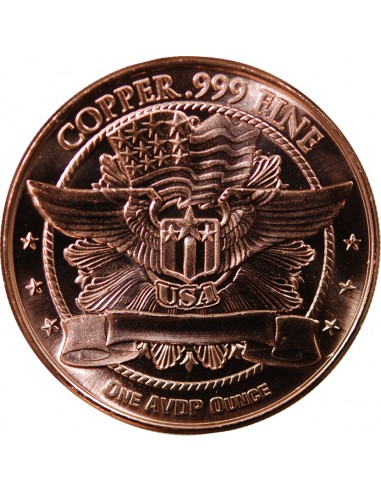 USA, MORGAN DOLLAR - 1 ONCE CUIVRE