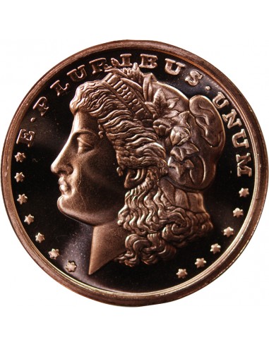 USA, MORGAN DOLLAR - 1 ONCE CUIVRE