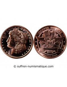 USA, MORGAN DOLLAR - 1 ONCE CUIVRE