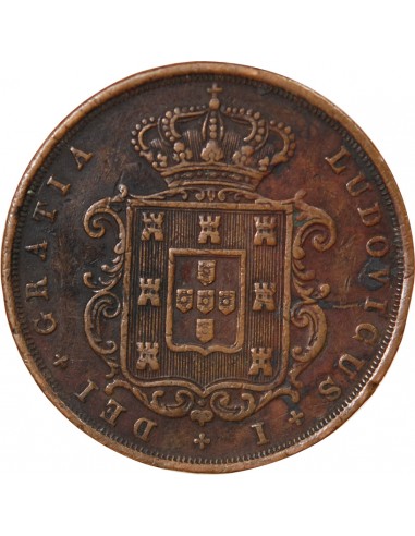 PORTUGAL, LOUIS Ier - 20 REIS 1867