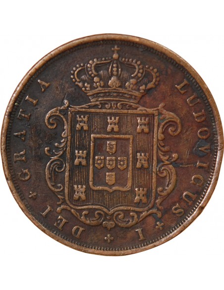 PORTUGAL, LOUIS Ier - 20 REIS 1867