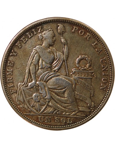 PEROU - SOL ARGENT 1923 LIMA