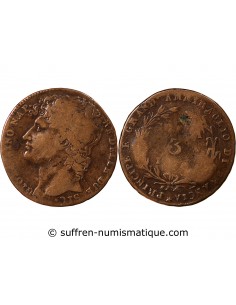 ITALIE, ROYAUME DE NAPLES, JOACHIM MURAT - 3 GRANA 1810