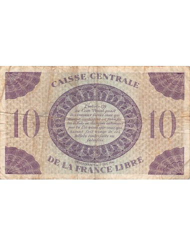 AFRIQUE EQUATORIALE FRANCAISE, MARIANNE - 10 FRANCS 1941