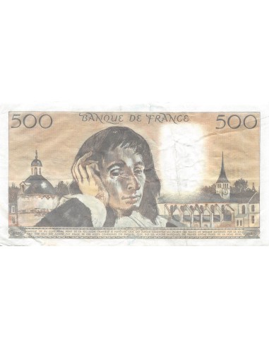 FRANCE - 500 FRANCS PASCAL 05/08/1982 - SÉRIE L.166