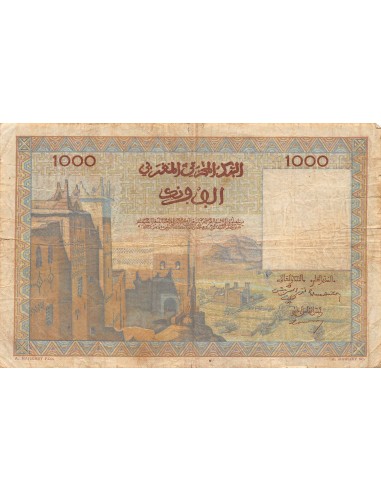 MAROC - 1000 FRANCS 19/04/1951