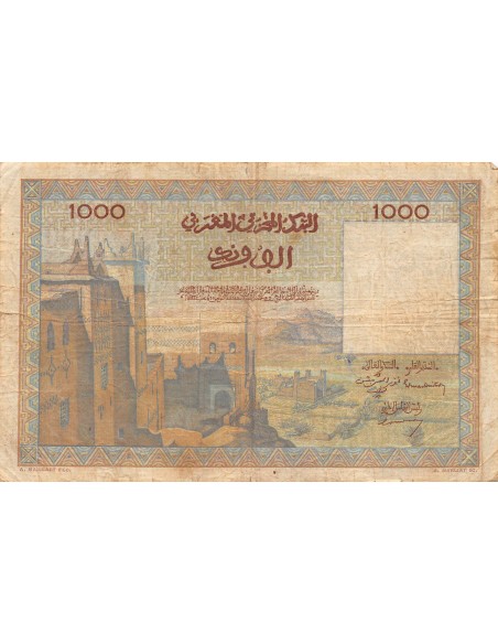 MAROC - 1000 FRANCS 19/04/1951