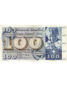 SUISSE, SAINT-MARTIN - 100 FRANCS 1963