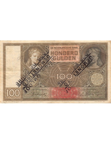 PAYS-BAS - 100 GULDEN 26/04/1941