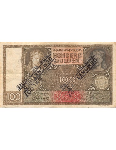 PAYS-BAS - 100 GULDEN 26/04/1941