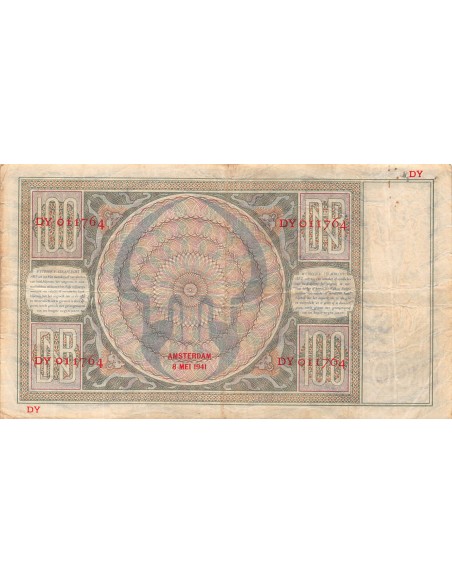 PAYS-BAS - 100 GULDEN 26/04/1941