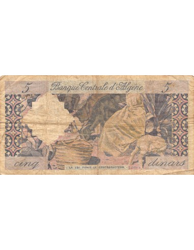 ALGERIE - 5 DINARS 01/01/1964