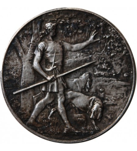 EXPOSITION CANINE PARIS - JETON ARGENT﻿﻿ 1892