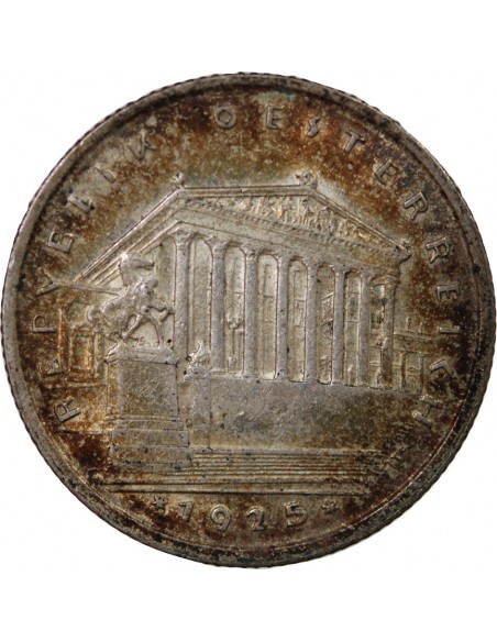 AUTRICHE, PARLEMENT - SCHILLING ARGENT 1925