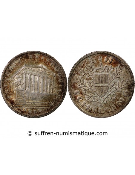 AUTRICHE, PARLEMENT - SCHILLING ARGENT 1925