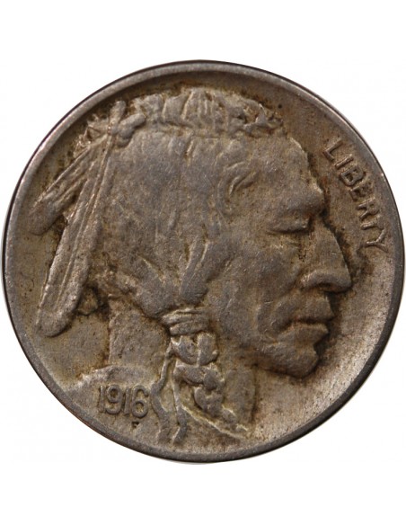 USA - 5 CENTS "Buffalo Nickel" 1917 PHILADELPHIE